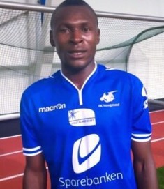 Ex - Giwa Striker Ibrahim Shuaibu Negotiating Three - Year Deal With FK Haugesund  After Netting Hat-trick 